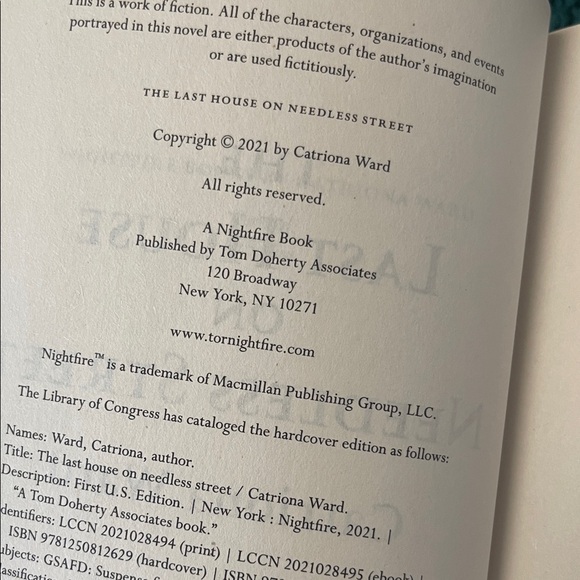 The Last House on Needless Street paperback book by Catriona Ward NWT - Picture 10 of 10